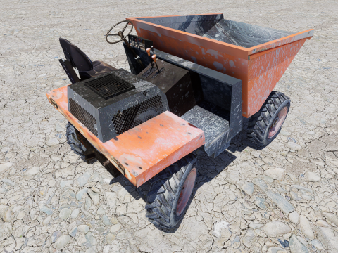 Dumpers construction vehicle Modèle 3D