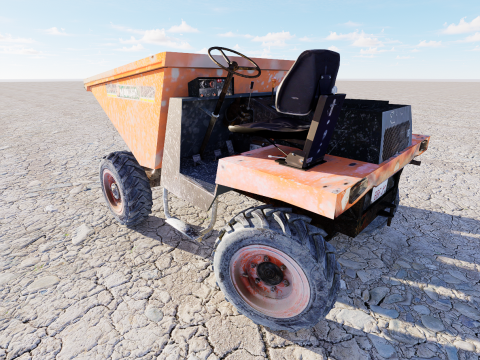 Dumpers construction vehicle Modèle 3D