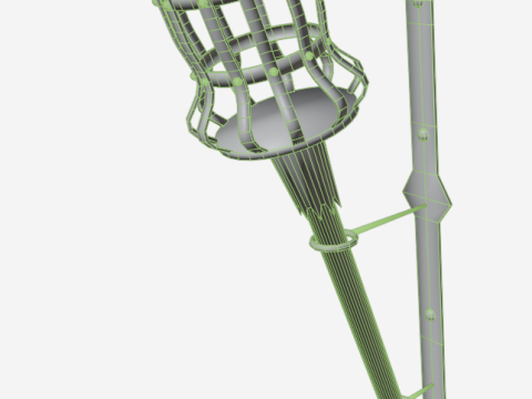 Medieval torch 3D 模型