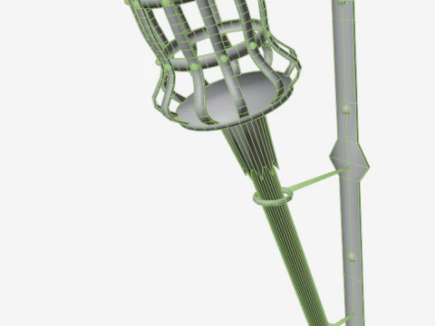 Medieval torch 3D Model