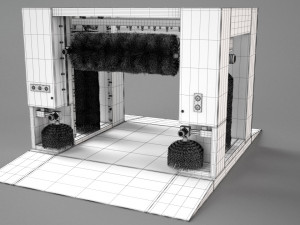 car wash Modelo 3D