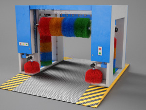 car wash Modelo 3D