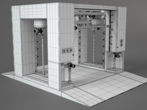 car wash Modelo 3D