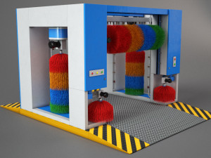 car wash Modelo 3D