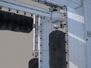 car wash Modelo 3D