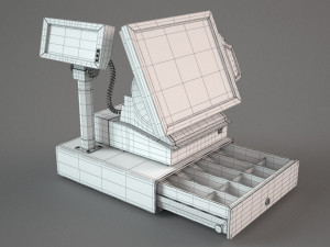 cash register 3D 모델