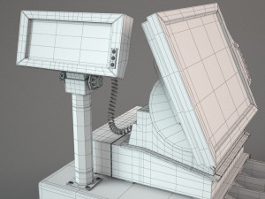 cash register 3D 모델