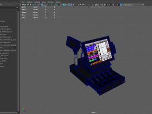 cash register 3D 모델