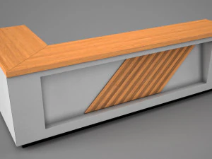 парта - стіл 3D Модель