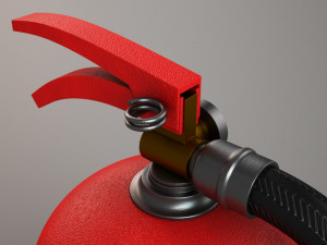 fire extinguisher 3D Model