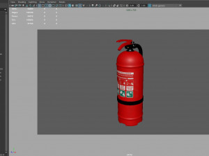 fire extinguisher 3D Model