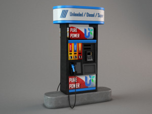 gas pomp Modelo 3D