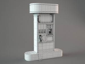 gas pomp 3D Модель
