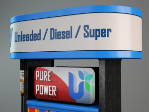 gas pomp 3D Модель