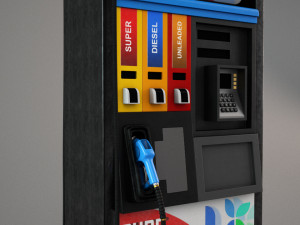 gas pomp 3D Модель