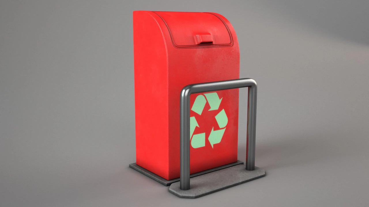 recycle doos 3D Model .c4d .max .obj .3ds .fbx .stl .blend 