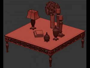 table roberto giovannini 1390g 3D Model