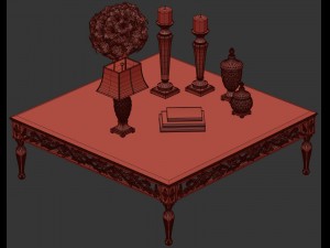 table roberto giovannini 1390g Modèle 3D