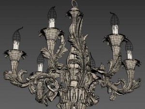chandelier roberto giovannini 1220 Modello 3D