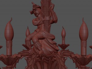 chandelier roberto giovannini 604c 3D Model
