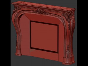 fireplace roberto giovannini 1363 3D Модель