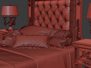 bed roberto giovannini 1370sb 3D Modell