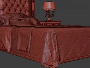 bed roberto giovannini 1370sb 3D Model