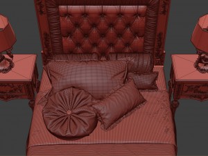 bed roberto giovannini 1370sb 3D Modell