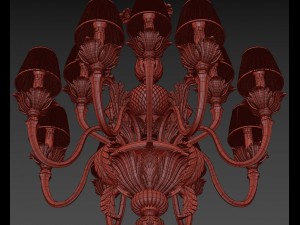 chandelier roberto giovannini 8199l 3D Модель