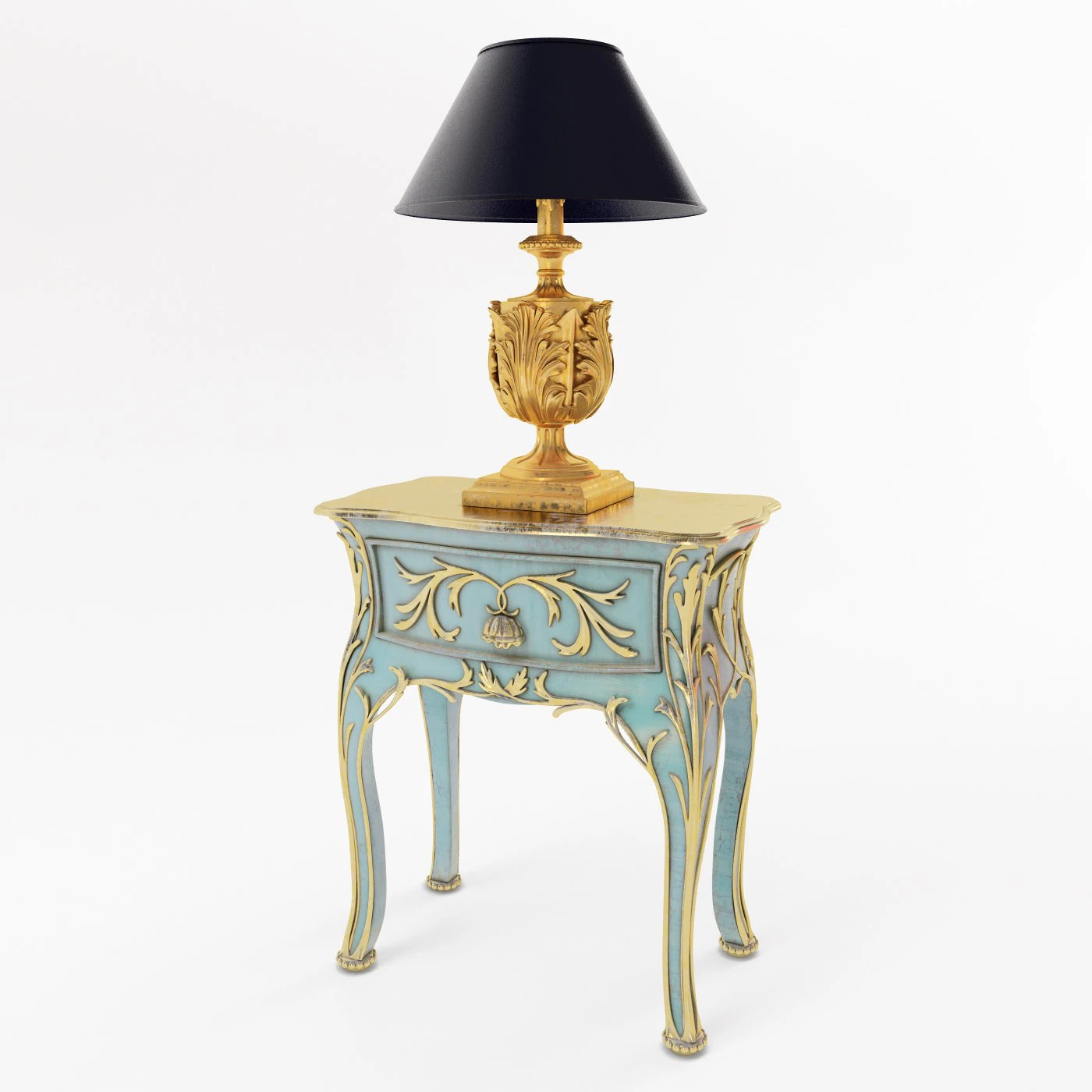 nightstand roberto giovannini lamp roberto giovannini 3D Model .c4d .max .obj .3ds .fbx .stl .blend 