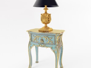 nightstand roberto giovannini lamp roberto giovannini 3D Model