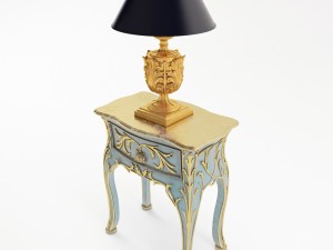 nightstand roberto giovannini lamp roberto giovannini 3D Модель