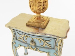 nightstand roberto giovannini lamp roberto giovannini 3D Модель