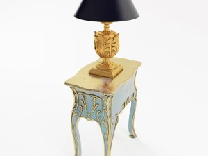 nightstand roberto giovannini lamp roberto giovannini 3D Model
