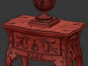 nightstand roberto giovannini lamp roberto giovannini 3D Model