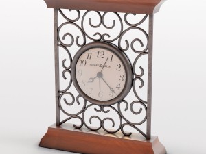 table clock howard miller 645-632 3D 모델