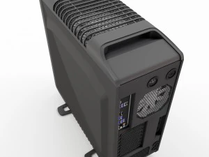 the system unit cooler master sniper black edition 3D Model