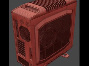 the system unit cooler master sniper black edition 3D Model