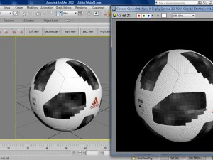 soccer ball 2018 adidas telstar 18 3D Model