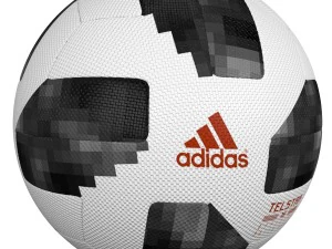 soccer ball 2018 adidas telstar 18 3D Model