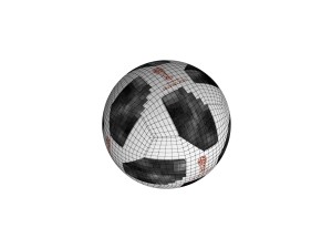 soccer ball 2018 adidas telstar 18 3Dモデル