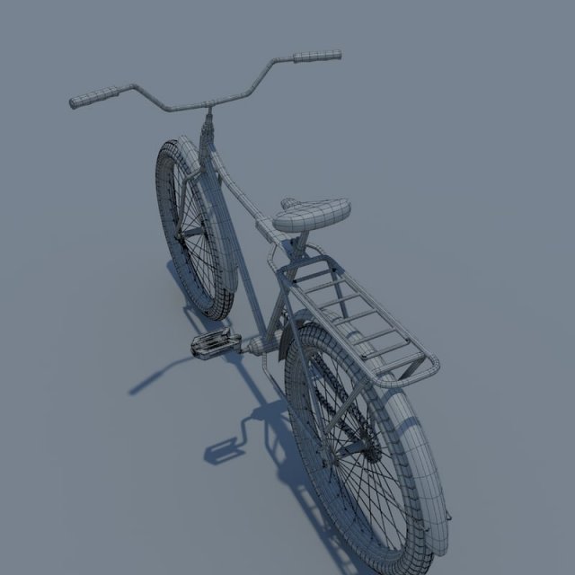 bicycle Modello 3D .c4d .max .obj .3ds .fbx .stl .blend 