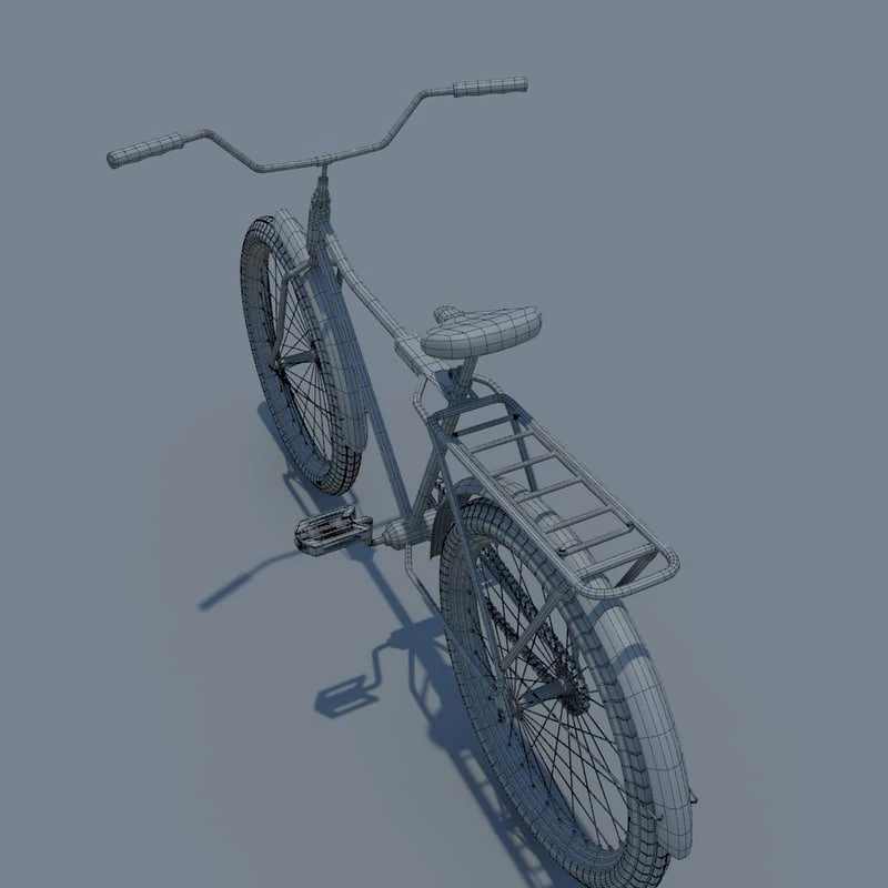 bicycle 3D Model .c4d .max .obj .3ds .fbx .stl .blend