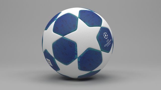 uefa champions league official ball 2019 3Dモデル .c4d .max .obj .3ds .fbx .stl .blend 