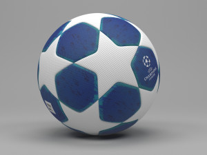 uefa champions league official ball 2019 3D 모델
