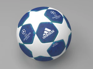 uefa champions league official ball 2019 3D Model