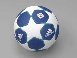 uefa champions league official ball 2019 3D Model
