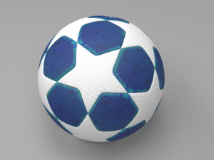 uefa champions league official ball 2019 3Dモデル