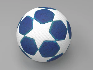 uefa champions league official ball 2019 3D Model