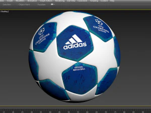 uefa champions league official ball 2019 3D Model